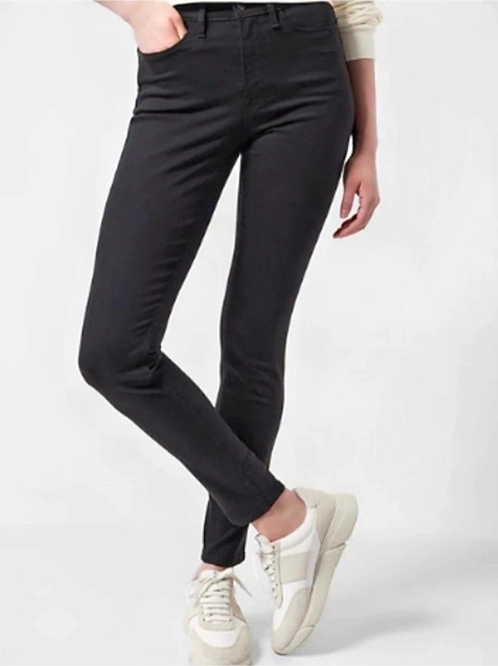 Athleta Black Leggings Size 2P Like New